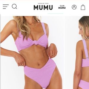 Show Me Your Mimi Aruba Top and Beach bum bottom